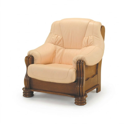 Diseñador Sofá clásico individual de televisión y sillón tapizado clásico.