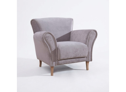 Silla de terciopelo lila sillón salón de relajación suave sala de estar sofá de televisión sofá.