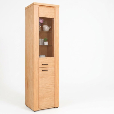 Vitrina de madera de haya, cómoda, vitrinas individuales de vidrio, armarios, armario, muebles.