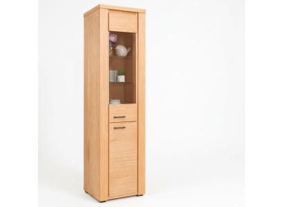 Vitrina de madera de haya, cómoda, vitrinas individuales de vidrio, armarios, armario, muebles.