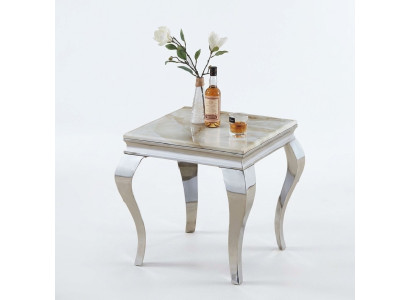 Mesa auxiliar Mesa Mesa de centro Mesa Sofá Mesas Sala de estar Diseño Acero inoxidable