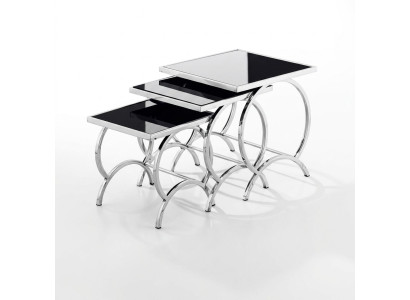 Mesa de centro mesas de diseño mesa auxiliar de acero inoxidable moderno mesa mesas de centro nuevo