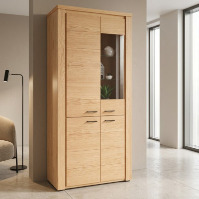 Vitrina aparador armario cómoda muebles de madera estilo colección de sala de estar vitrinas
