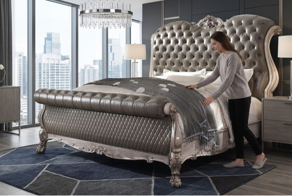 Cama doble camas hotel 180x200 muebles italianos lujo barroco