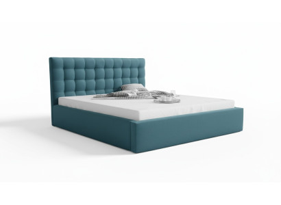 Moderna cama tamaño king Chesterfield, cama moderna de hotel, cama doble.