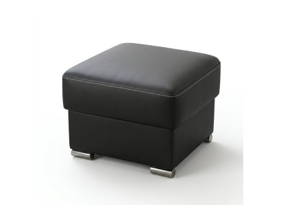 Moderno taburete banco con reposapiés acolchado taburete esquinero en negro otomano taburete.