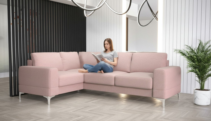Sala de estar Sofá en forma de L Muebles modernos de lujo Sofá esquinero Cojín del sofá Nuevo