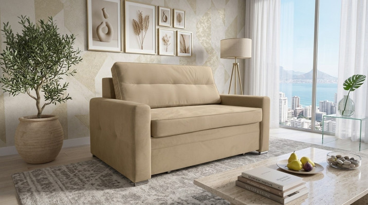 Diseño Sofá Tela Chesterfield Sillón de 1.5 plazas Sofás tapizados Lounge Club
