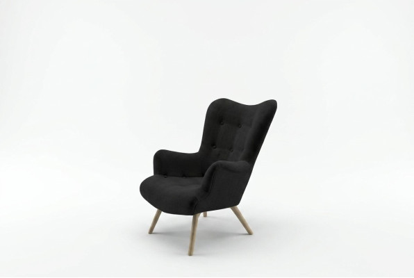 Silla de lujo tapizada para relajarse en el bar del club, silla de cóctel de salón de muebles de diseño.