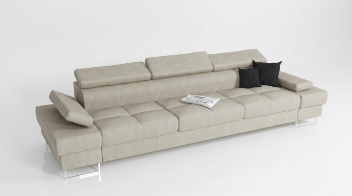 Sofá de 4 plazas Sofá Tapizado Diseño Sofá 4 plazas Sofás Textiles Diseño de Muebles de Sofá