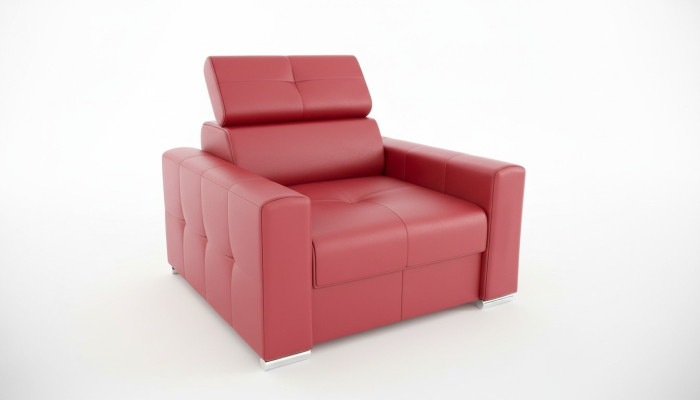 Butaca de salón moderna, de club, para sala de estar moderna, de tela textil roja, muebles creativos.