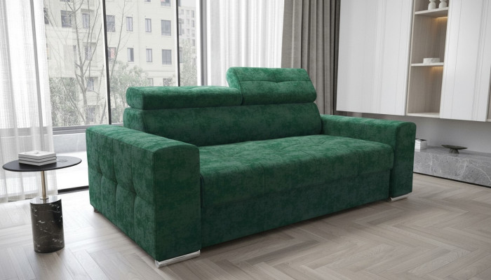 Sofá de diseño de dos plazas de tela y cuero para sofá, sofá cama multifuncional nuevo.