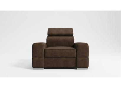 Diseño de sillón de lujo Sofá individual Lounge Chaise de televisión Sofá de cuero textil