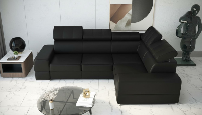 Sofá de esquina Sofá Sofás Textil Cama Función Diseño Forma L Moderno Lujo Sofás Nuevo