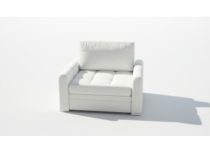 Lujo Sillón de club Chesterfield Relax para televisión Lounge 1 plaza Tela
