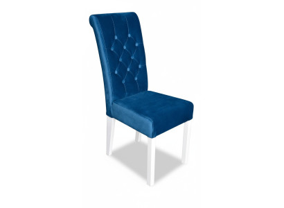 Sillas de comedor modernas Chesterfield 4x sillas para comedor Grupo de tela para comer nuevo