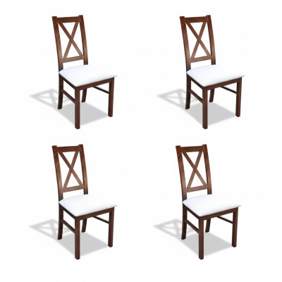 Grupo de sillas tapizadas de tela, nuevo conjunto de 4 sillas de comedor.