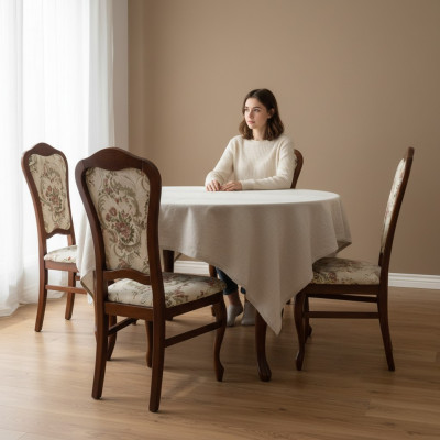 Silla Tapizado Diseño Salón Cocina Asiento Respaldo Conjunto Sillón Nuevo 4 sillas Nuevas