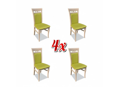 Conjunto de sillones nuevos 4 sillas Silla tapizada Lounge Design Cocina Asientos Comedor