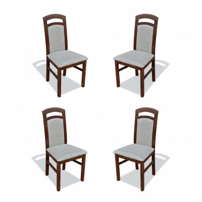 Juego de sillas de comedor conjunto de sillones diseño acolchado 4 sillas grupo conjunto de gastronomía Nuevo