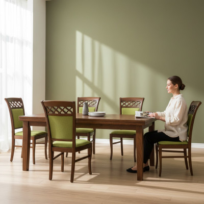 Grupo Textil Nuevo Comedor Restaurante Silla Nuevo Diseño 4 sillas Set Sillón Nuevo