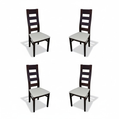 Sillas Comedor Gastro Tela Nuevo Diseño Juego 4x Silla Sillón Madera Textil Tapizado