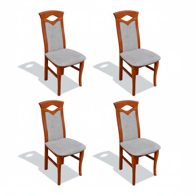 Juego de sillas, sillón diseño tapizado tela textil comedor sala de estar 4 sillas nuevas