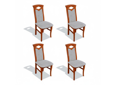 Juego de sillas, sillón diseño tapizado tela textil comedor sala de estar 4 sillas nuevas