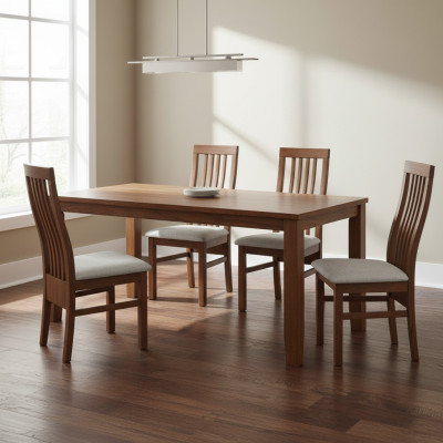 Conjunto de sillones de tela para asientos nuevos, sillón de club para televisión, 4 sillas tapizadas de comedor, sala de estar.