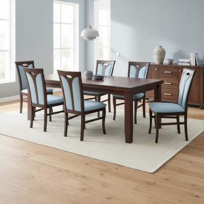 Conjunto de sillones Lounge Set Ess 6x Silla Diseño Tela Asiento Sillas Grupo