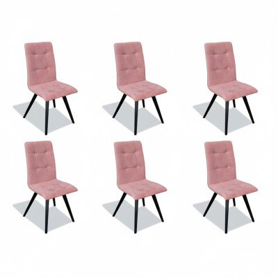 Grupo de sillas Conjunto de sillas de comedor de lujo italiano 6 sillas