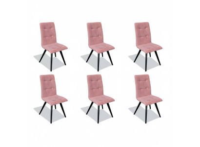 Grupo de sillas Conjunto de sillas de comedor de lujo italiano 6 sillas