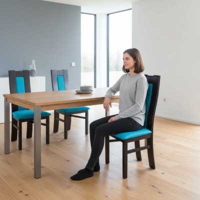 Conjunto completo de sala de estar de 6 piezas nuevos Juego de sillas de comedor Set de sillas con respaldo.