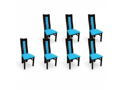 Conjunto completo de sala de estar de 6 piezas nuevos Juego de sillas de comedor Set de sillas con respaldo.
