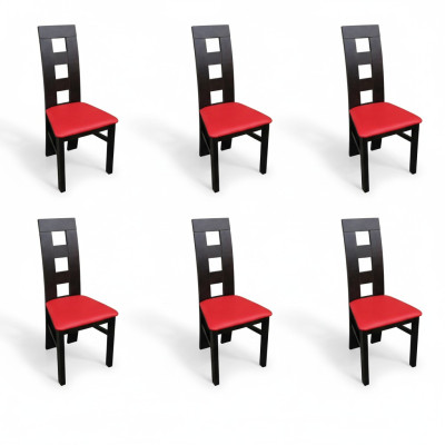 Diseño Set 6x Silla Sillón GrupoTextil Tapicería Sillas Gastromadera Comedor Tela