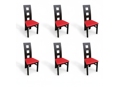 Diseño Set 6x Silla Sillón GrupoTextil Tapicería Sillas Gastromadera Comedor Tela