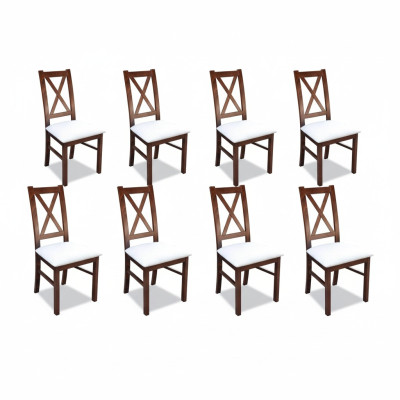 Grupo de gastronomía Nuevo diseño de sillas de restaurante para comedor, juego de 8 sillas.