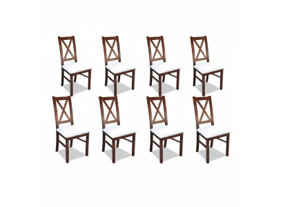 Grupo de gastronomía Nuevo diseño de sillas de restaurante para comedor, juego de 8 sillas.
