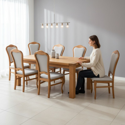 Conjunto completo de sillas de diseño para comedor. Juego de sillas 8 piezas nuevo.