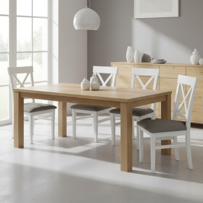 Conjunto de sillones nuevos 4 sillas Silla Tapicería Diseño Porche Asientos de cocina Comedor