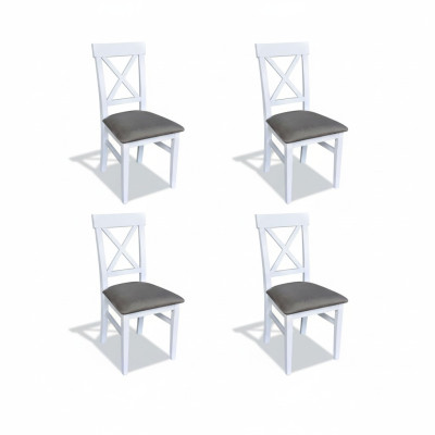 Conjunto de sillones nuevos 4 sillas Silla Tapicería Diseño Porche Asientos de cocina Comedor