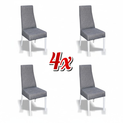 Salón comedor cocina Grupo Set Silla Conjunto Asiento Acolchado Madera 4x sillas Muebles Nuevo