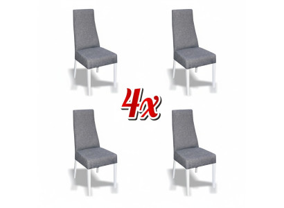 Salón comedor cocina Grupo Set Silla Conjunto Asiento Acolchado Madera 4x sillas Muebles Nuevo