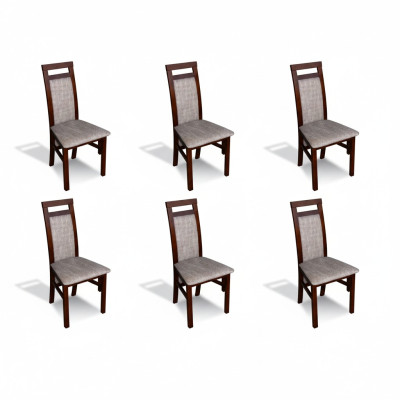 Silla de salón Conjunto de grupo Silla de comedor Grupo completo de 6 sillas de salón