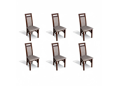 Silla de salón Conjunto de grupo Silla de comedor Grupo completo de 6 sillas de salón