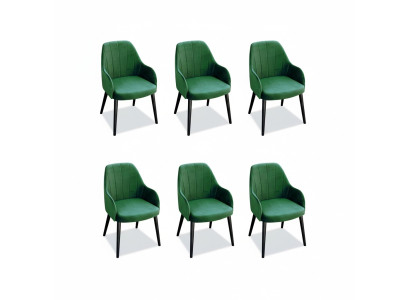 Comedor silla sillas asiento macizo moderno madera sillón set 6x lujo restaurante