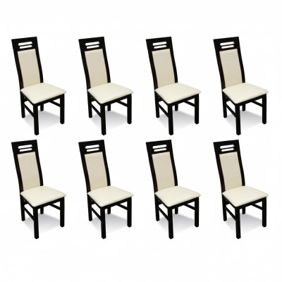 Diseño de silla de comedor Set de sillas Grupos 8x Juego Nuevo Grupo completo de asientos