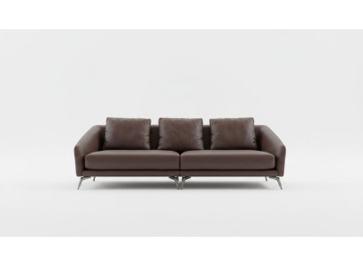 Muebles de sofá de 4 plazas moderno diseño de sofá para la sala de estar de cuatro plazas.