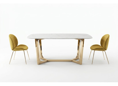 Muebles de estilo italiano Mesa de comedor Mesa Muebles de madera Comedor 180x90 cm Mesas de comedor