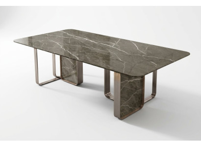 Diseñador de lujo de mesa de mármol de mesa de mesa 240x100 mesas de comedor comedor.